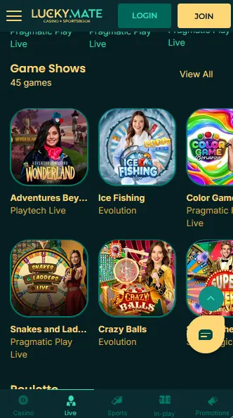 Luckymate app preview